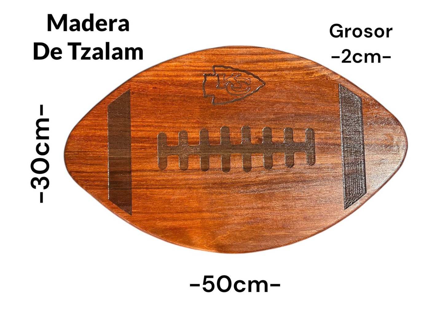 Tabla balón de futbol americano