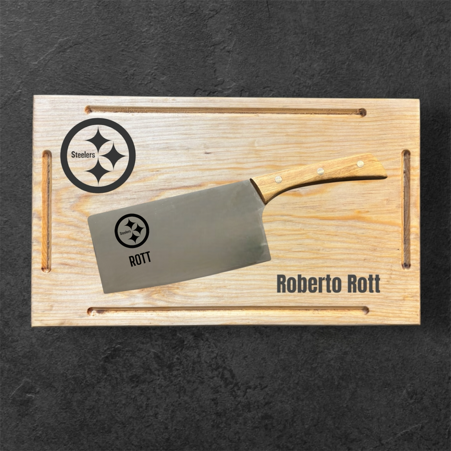 Tabla para picar y hacha. Súper Pack!