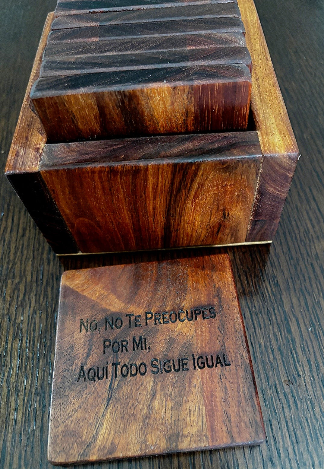 Porta vasos de Madera de Tzalam