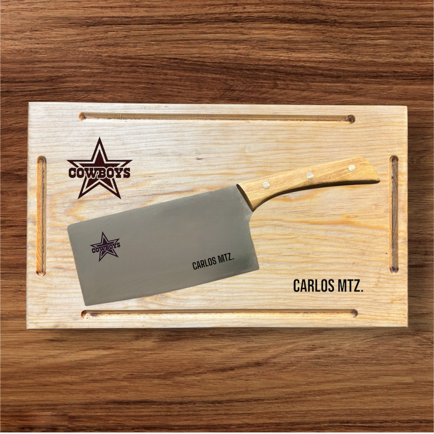 Tabla para picar y hacha. Súper Pack!