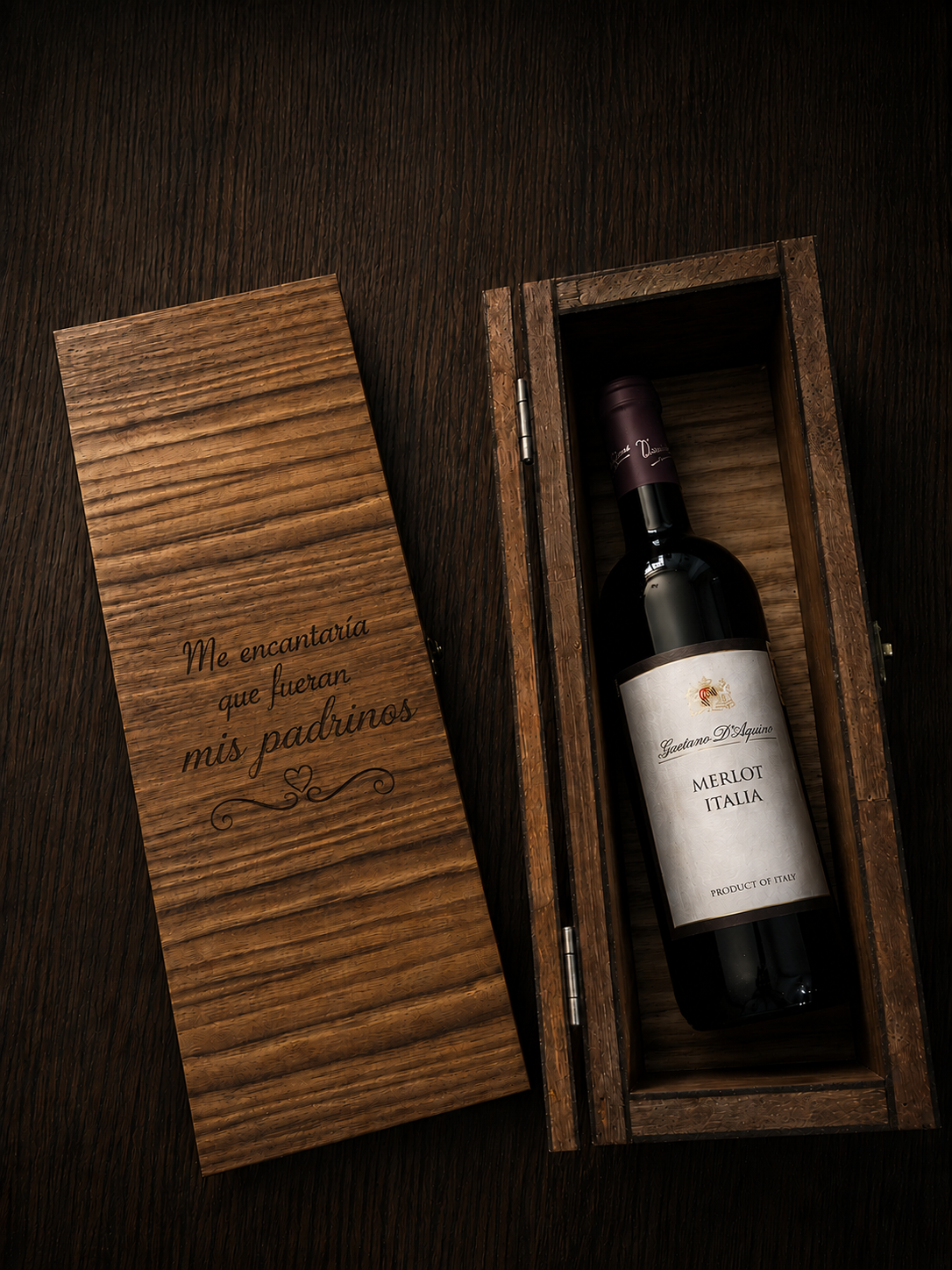 Estuche de madera para Vinos